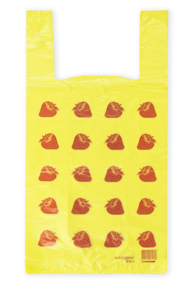 майки 29х57 Клубничка, желтые /100 от производителя в Нижнем Новгороде