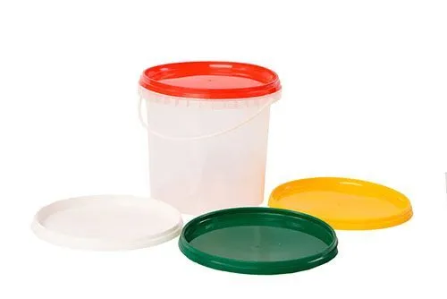 банка 1л прозр. желт. крышка d=130 Пл/200