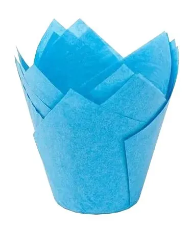 форма бум. 50х80 Тюльпан голубая/2400 *