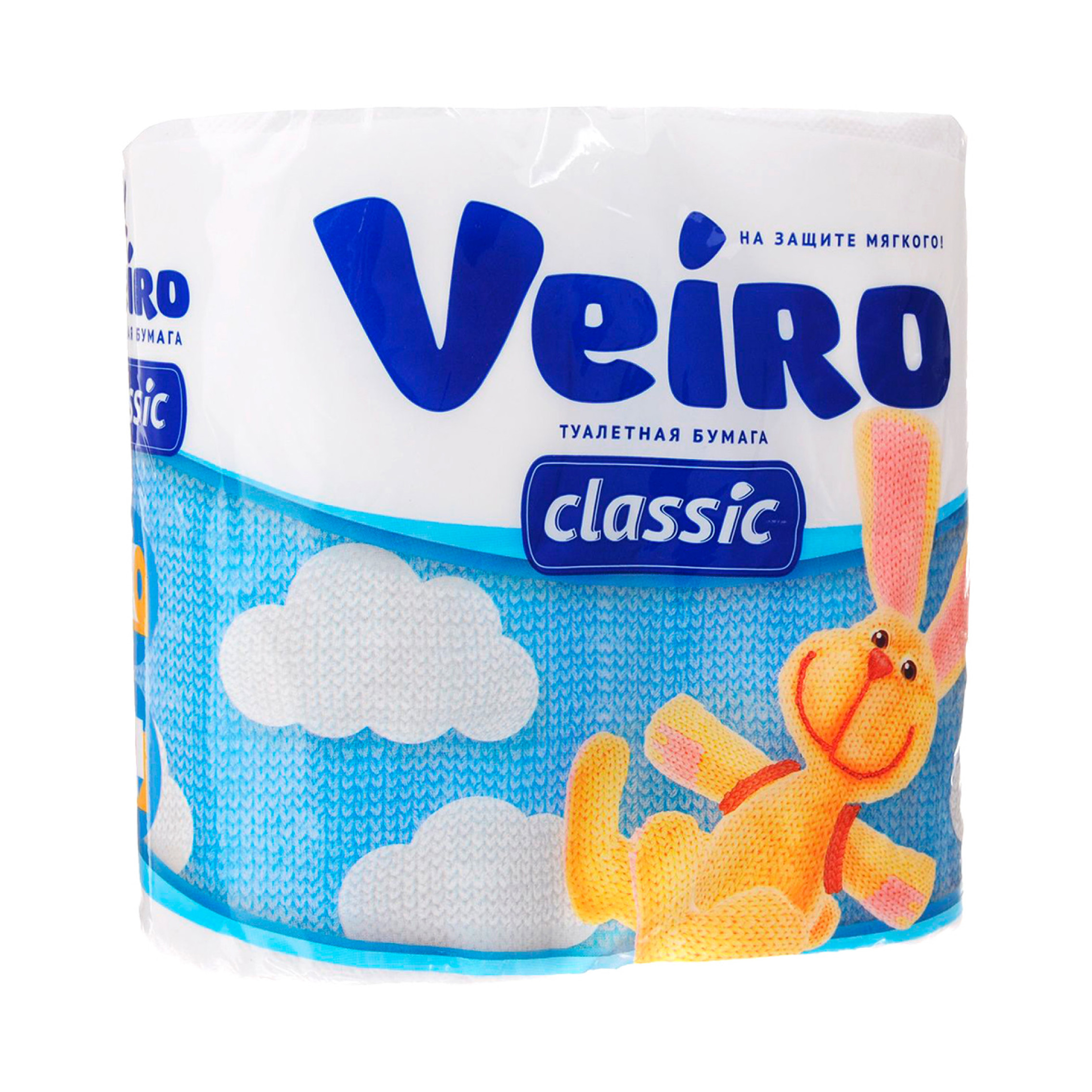 Туалетная бумага Veiro Classic, 2 слоя, белая, 4 рулона по 17,5 м от производителя в Кирове