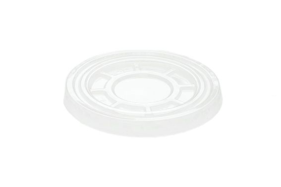 крышка ПЛОСКАЯ д/стакана РЕТ Veggo без отверстия d=95/100