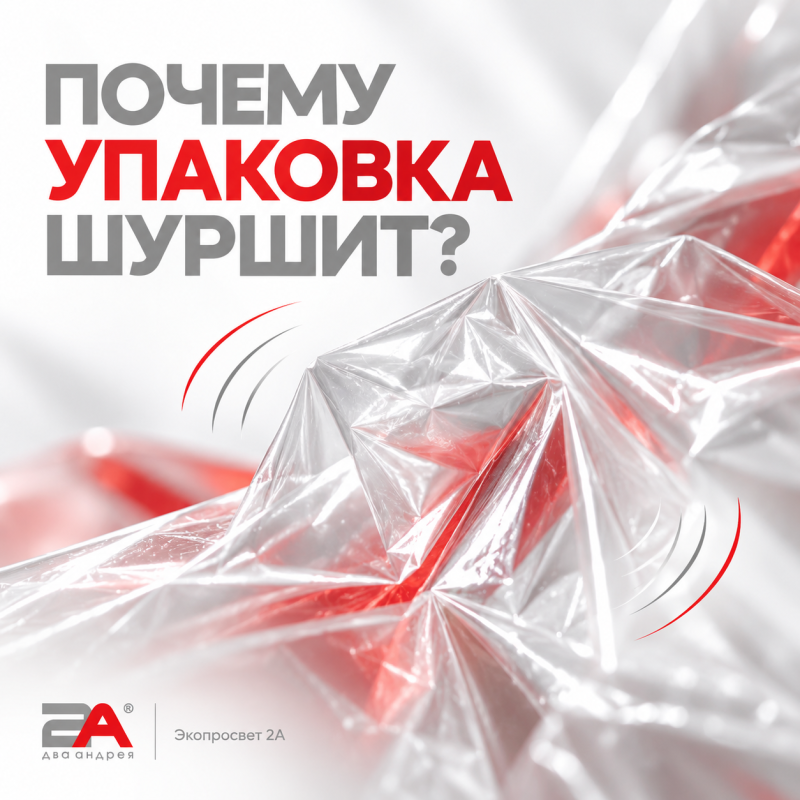 Почему пакет шуршит? 