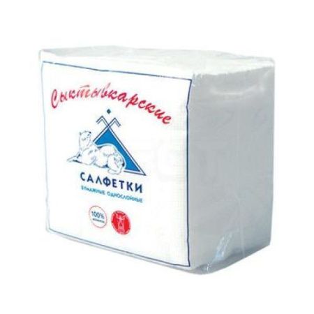 салфетки  Сыктывкарские белые /100