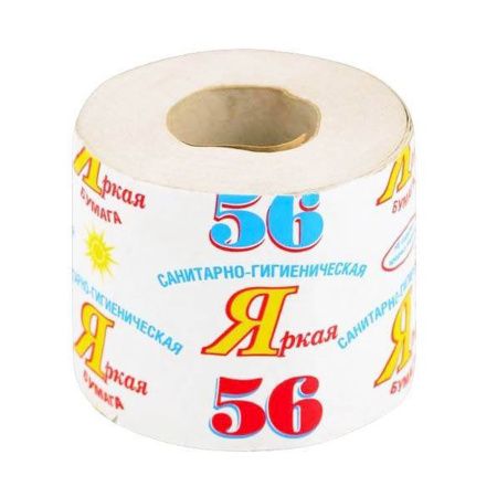 бумага туалетная "№56 Яркая"/40