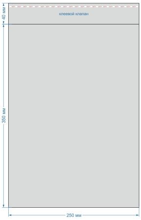 пакеты п/п 250х350 кл.К40/25 уп100