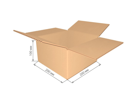 гофроящик 200х200х100 Т22С/20-25 шт *