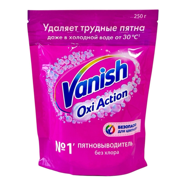 Пятновыводитель Vanish без хлора, 250г ЧЗ