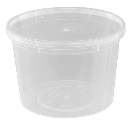 контейнер  500мл "Супница" с прозр. крышкой d=112/198