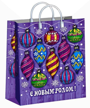 сумка пласт. 30х40 НГ мягкий пластик, пласт. ручки