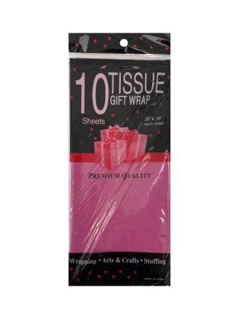 бумага Тишью 50*66 малиновый/10 *