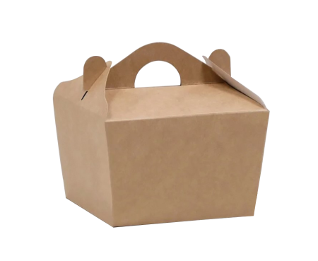 коробка бум. д/торта 120х120х85 бенто крафт/10 *