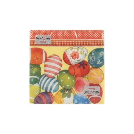 салфетки 2-сл 33х33  /20 Пасхальные яйца кант