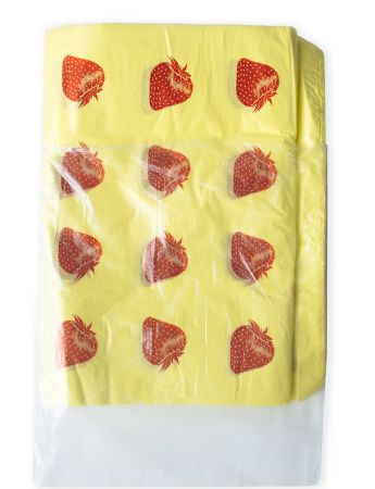 майки 29х57 Клубничка, желтые /100 от производителя в Нижнем Новгороде