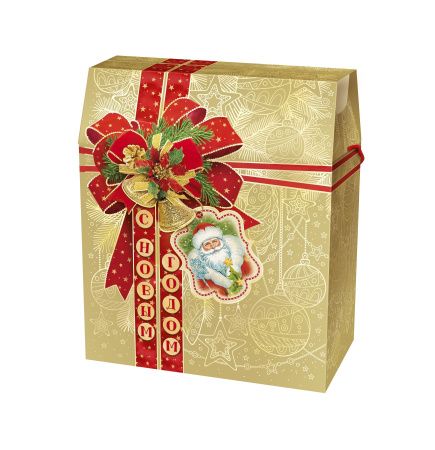 коробка 1,6 кг Золотая сумка (хром-эрзац)