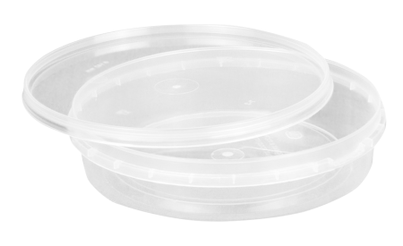 банка 0,27л прозрачная с крышкой d=94 ПМ/100