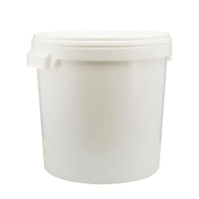 ведро 30л с крышкой белое