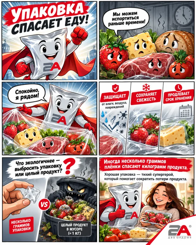 Упаковка, которая спасает еду